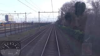 Meerijden met de machinist van Amsterdam naar Zwolle met snelheidsmeter [upl. by Cogen]