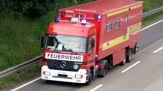 Kolonnenfahrt MoFüst Rheinland BAB 1 Leverkusen 66 Fahrzeuge [upl. by Qiratla664]