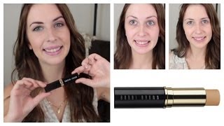 Bobbi Brown Skin Foundation Stick Review  Makeup Minute [upl. by Sirkin]