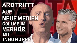 ARD trifft auf neue Medien Benjamin Gollme im Verhör mit Ingo Hoppe [upl. by Nedry]