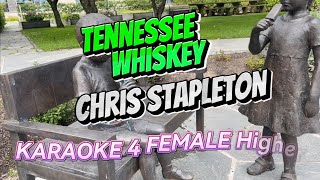 Tennessee Whiskey  Chris Stapleton Karaoke For Female Higher Key [upl. by Ynttirb345]