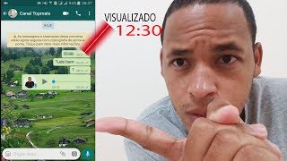 OPA  COMO SABER SE A PESSOA LEU SUA MENSAGEM NO WHATSAPP SEM CONFIRMAÇÃO DE LEITURA ATIVADA [upl. by Inaffets437]