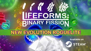 Lifeforms Binary Fission  Launch Trailer roguelite [upl. by Nerreg]