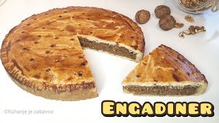 ENGADINER tradicionalna Švicarska torta sa orasima Bündnernusstorte Nusstorte Tuorta da Nusch 182 [upl. by Mickey618]