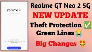 Realme GT Neo 2 New Update ReviewTheft Protection in Realme GT Neo 2Greel lines Realme GT Neo 2 [upl. by Ed295]