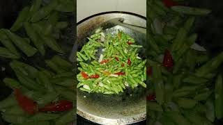 Tumis buncis masak2 cooking tumisbuncis makanannusantara [upl. by Ilarrold596]