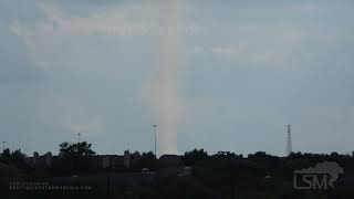 08312021 Lewisville TX  Tall Landspout Tornado [upl. by Inatsed]