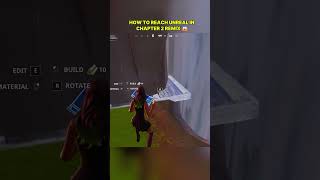 How to reach unreal in chapter 2 😱 tipstervibes fortnite shorts [upl. by Attenyt803]