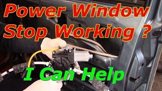 How To Replace A Power Window Motor And Regulator [upl. by Nrol]