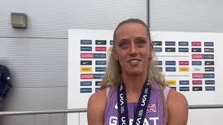 Jemma Reekie secures her spot on the Olympic 800m team as she finishes second at the Olympic trials [upl. by Bopp]