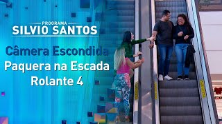 Paquera na Escada Rolante 4  Love Escalator Prank 4  Câmeras Escondidas 050323 [upl. by Novyaj]