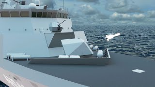 The Type 31 Frigate in action [upl. by Anyahc]