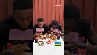 Burundi vs Rwanda Craziest Food Challenge [upl. by Anilas306]