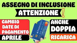 ASSEGNO DI INCLUSIONE ⚠️ RITARDO PAGAMENTI APRILE [upl. by Netsreik542]