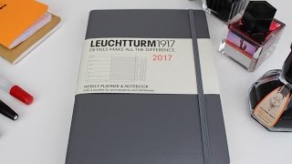 LEUCHTTURM 1917  Fountain pen friendly journals Weekly Planner amp Notebook [upl. by Halyak]