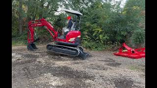 Yanmar VIO27  7500 LB Mini Excavator with Hydraulic Thumb [upl. by Tarkany]