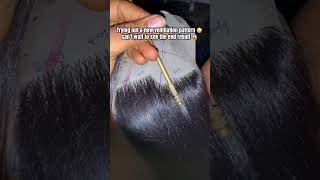 How to ventilate a 4by4 closure tutorial hairpiece diy ventilation shorts [upl. by Alhahs]