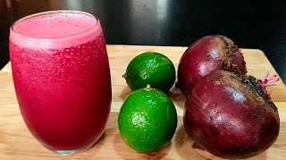 SUCO DE BETERRABA COM LIMÃO  DESCUBRA OS INCRÍVEIS BENEFÍCIOS DESTA BEBIDA NATURAL [upl. by Ninel666]