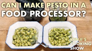 Can I Make Pesto in the Food Processor  Kenjis Cooking Show [upl. by Sidoma]