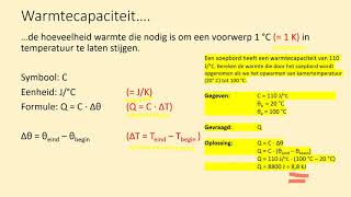 Warmte temperatuur warmtecapaciteit soortelijke warmtecapaciteit en warmtebalans warmte deel 1 [upl. by Apollo]