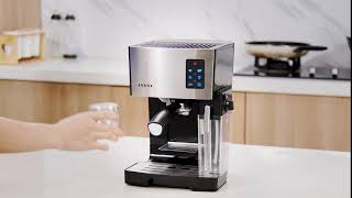 JASSY Cappuccin amp Espresso Machine JS100 [upl. by Ayikaz113]