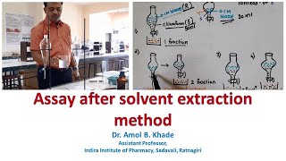 Assay of Trimethoprim in cotrimoxazole tablets Assay after solvent extraction [upl. by Raleigh526]