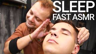 ASMR SLEEP  AMAZING Head and Back ASMR Massage For Anxiety and Insomnia [upl. by Garret]