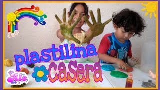 haciendo plastilina de colores en casa  videos divertidos para niñas y niños [upl. by Salangia43]