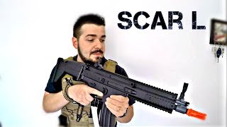 RIFLE SCAR L AEG  CYMA CM067  Airsoft Review  FBAIRSOFT [upl. by Betsey201]