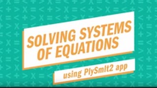 Solving Systems of Equations With the TI84 Plus CE Graphing Calculator Using the PolySmlt2 App [upl. by Epul906]