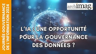 Lintelligence artificielle  une opportunité pour la gouvernance des connaissances et des savoirs [upl. by Erda828]