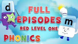 Alphablocks  Red Level One  Full Episodes 46  HomeSchooling  Learn to Read WithMe [upl. by Larimer820]