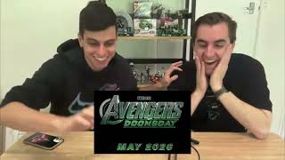 Marvels BIG Announcements Reaction  Avengers Doomsday  RDJ is BACK  San Diego ComicCon  SDCC [upl. by Leinaj]