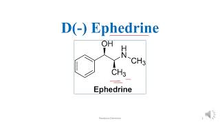 Ephedrine Uses  Structure Elucidation  Synthesis [upl. by Boardman381]