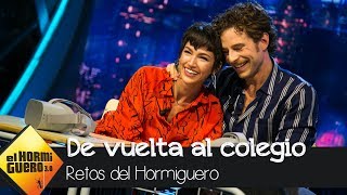 Úrsula Corberó llora y Álvaro Cervantes se emociona al volver a su colegio  El Hormiguero 30 [upl. by Lolande]