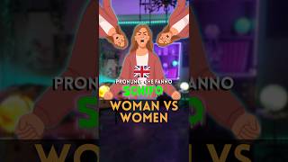 La pronuncia inglese di Woman vs Women inglese pronunciainglese [upl. by Arlen]