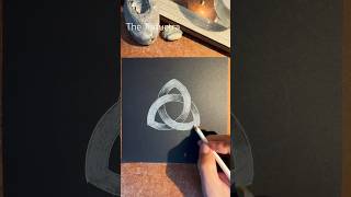 How to draw the Triquetra Fast sacredgeometry [upl. by Ahsrat]