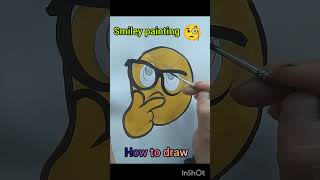 How to draw a smiley drawing art artist [upl. by Ahsitul]