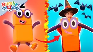 👑 Halloween Dressing up Fun with Numberblock Two 👗  DIY crafts  123 Learn to Count  Numberblocks [upl. by Verine]