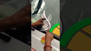 Mahindra Van LED light board work sticker [upl. by Wing751]