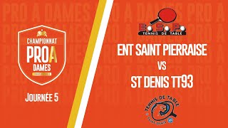 PRO A DAMES  J5  ENT SAINT PIERRAISE et ST DENIS TT93 [upl. by Hako592]