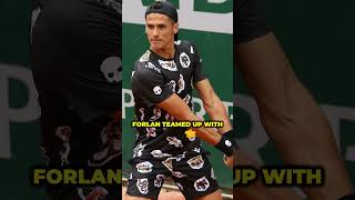 Diego Forlan’s SHOCKING Tennis Debut From Soccer Star To The Court 🎾🔥 [upl. by Querida]