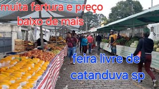 Fui visitar a feira livre de catanduva sp e fiquei chocado com tanta fartura e preço baixo [upl. by Ahsiek583]