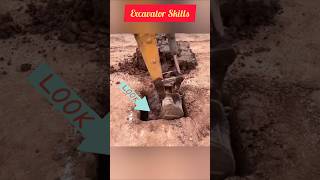 shorts  soil cutting work excavator technical use the construction corner [upl. by Linette]