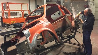 Fiat 500 Oldtimer Restauratie verkorte versie [upl. by Aicenra]