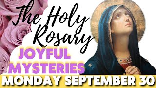 🌹HOLY ROSARY MONDAY SEPTEMBER 30 2024🌷JOYFUL MYSTERIES🌷NO INTERMEDIATE ADS WITH IMAGES TO MEDITATE [upl. by Lekym]