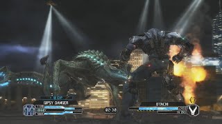 PACIFIC RIM THE VIDEO GAME  GIPSY DANGER vs OTACHI amp LEATHERBACK KNIFEHEAD CRIMSON TYPHOON [upl. by Eniale297]