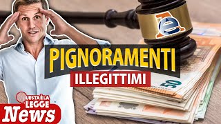 ILLEGITTIMI tutti i PIGNORAMENTI di Agenzia Entrate Riscossione  Avv Angelo Greco [upl. by Tolman]