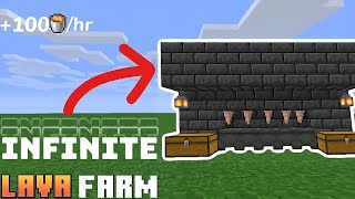 Infinite Lava Trick For Minecraft Pocket Edition 120  minecraftpe minecrafttipsandtricks [upl. by Amatruda429]