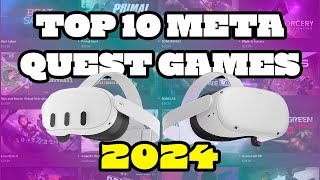 TOP 10 BEST Meta Quest 2 amp 3 Games in 2024  COOLEST OCULUS VR GAMES [upl. by Legnaesoj]